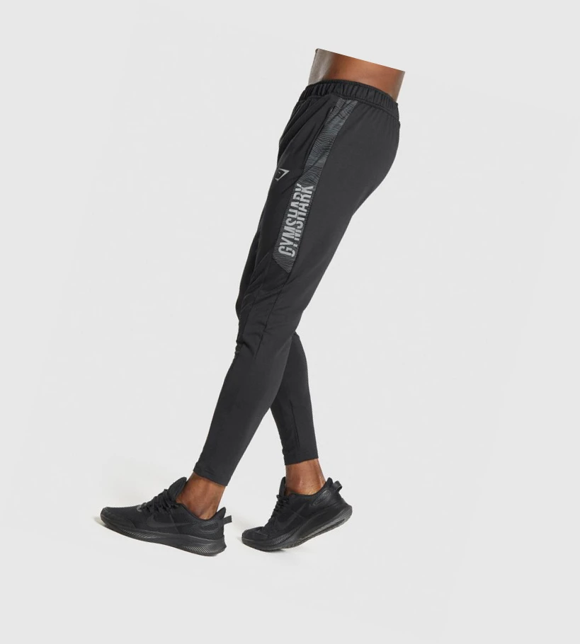 Gymshark Sports Joggebukser Herre Svarte | BOMTWL417