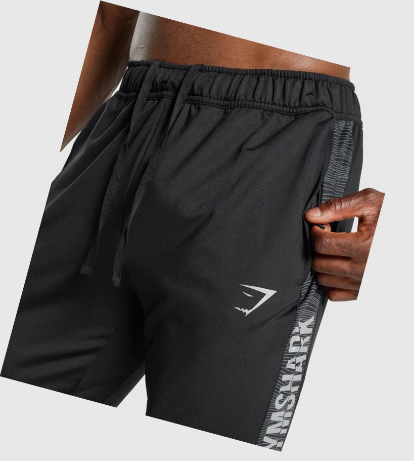 Gymshark Sports Joggebukser Herre Svarte | BOMTWL417