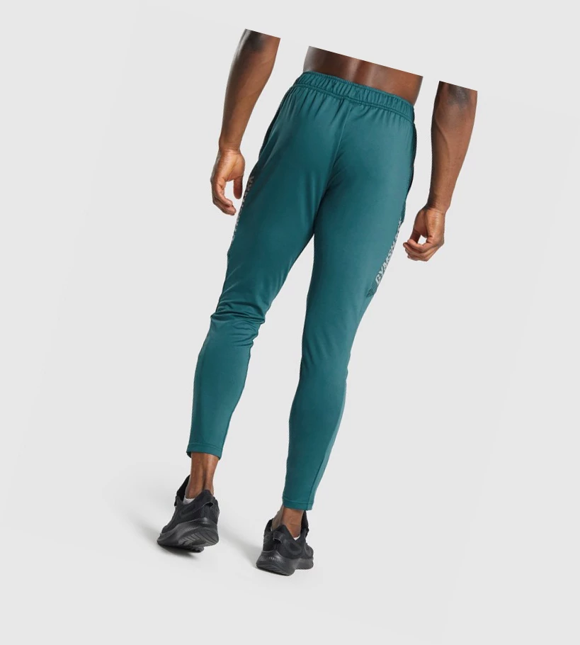 Gymshark Sports Joggebukser Herre Turkis | QBHMCY019