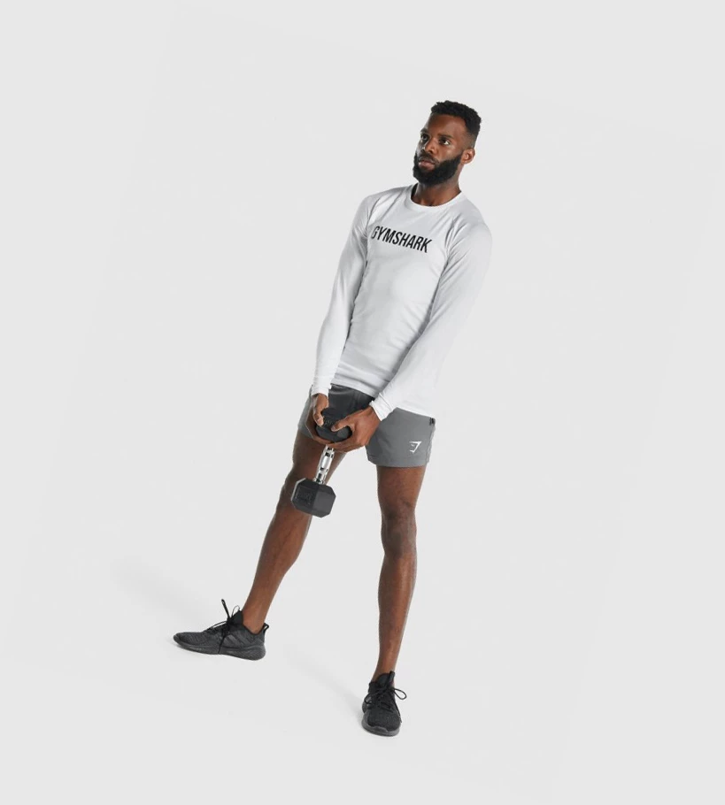 Gymshark Sports Shorts Herre Grå | VOJGBI936