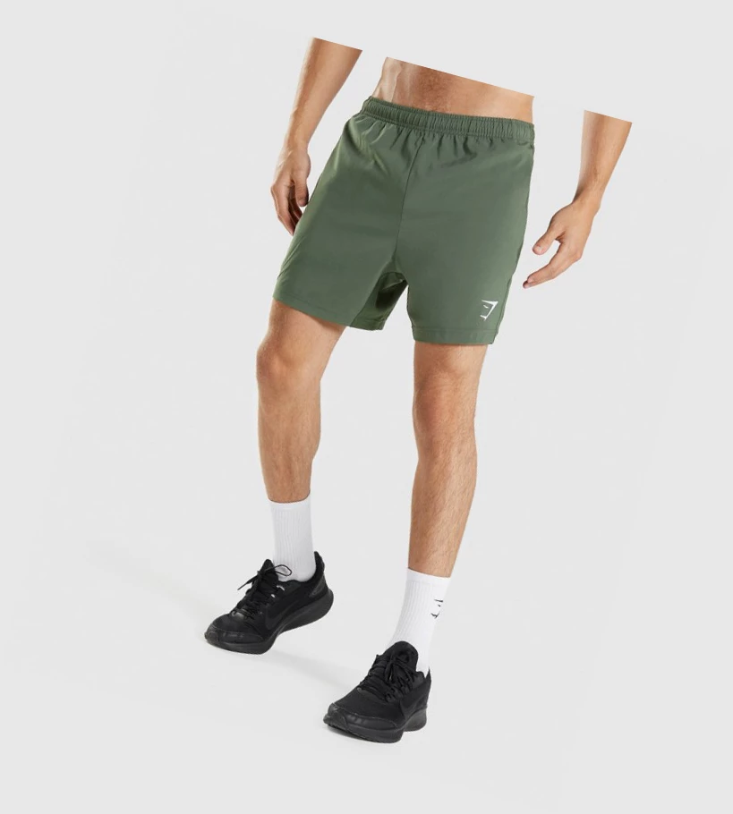 Gymshark Sports Shorts Herre Grønn | BWPEHA253