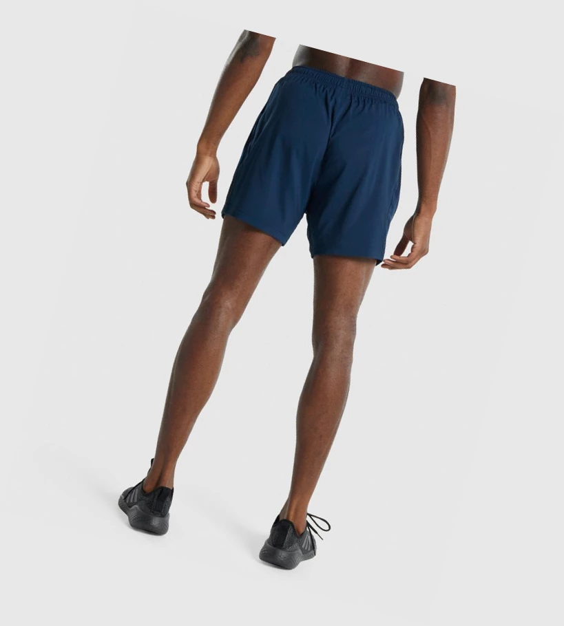 Gymshark Sports Shorts Herre Marineblå | IXPMDE920