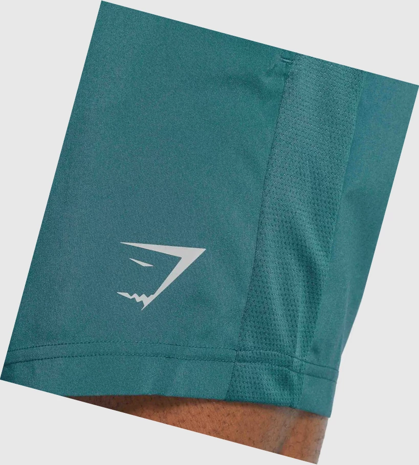 Gymshark Sports Shorts Herre Turkis | BZSHMP723