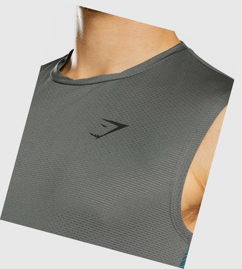 Gymshark Sports Singlet Herre Grå | LPWIQZ187