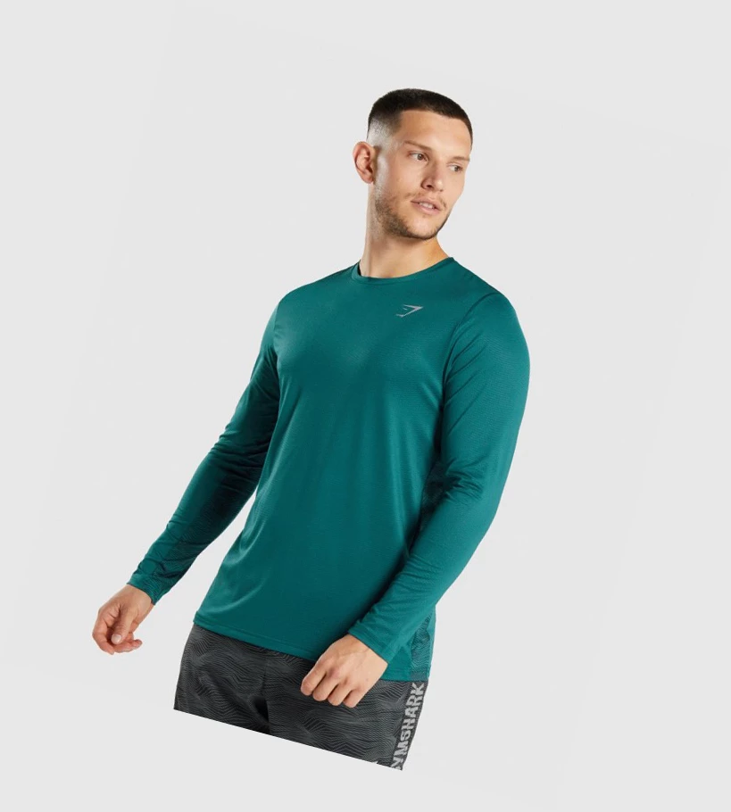 Gymshark Sports T-skjorte Herre Turkis | AZGBQM695