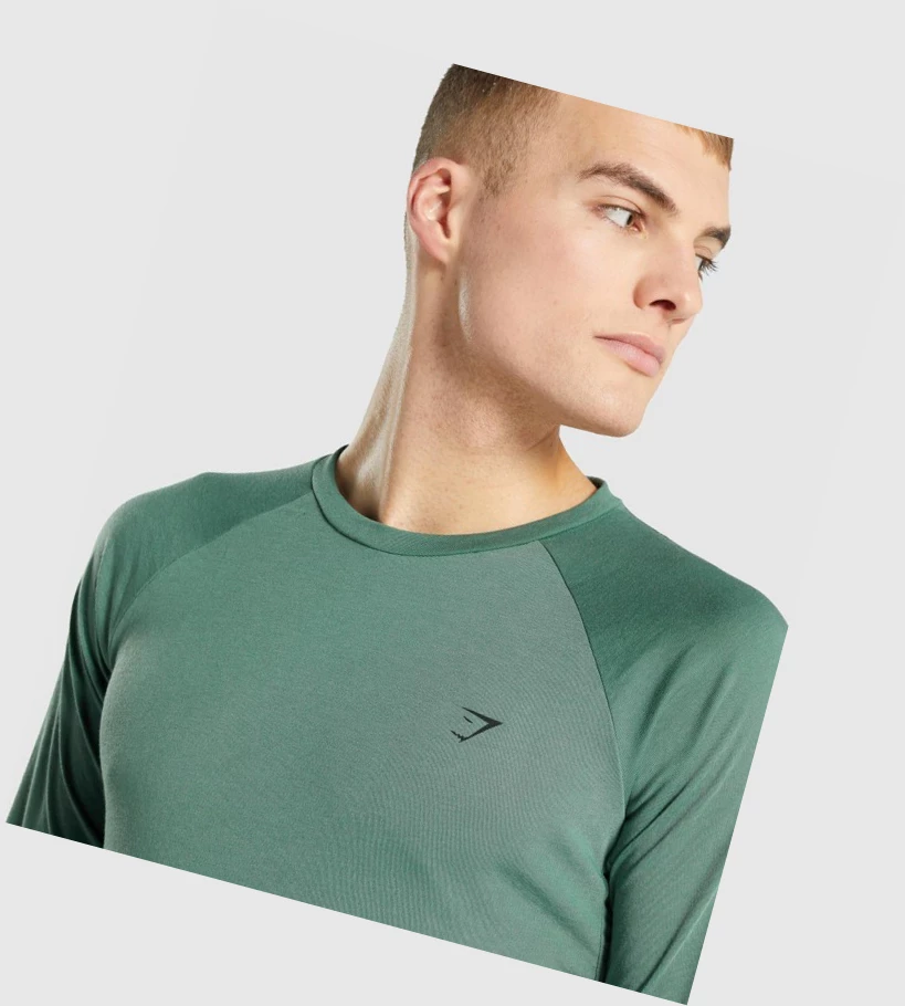 Gymshark Studio T-skjorte Herre Grønn | JUEKTF293