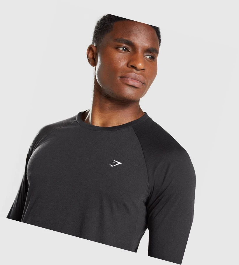 Gymshark Studio T-skjorte Herre Svarte | RWALQC627