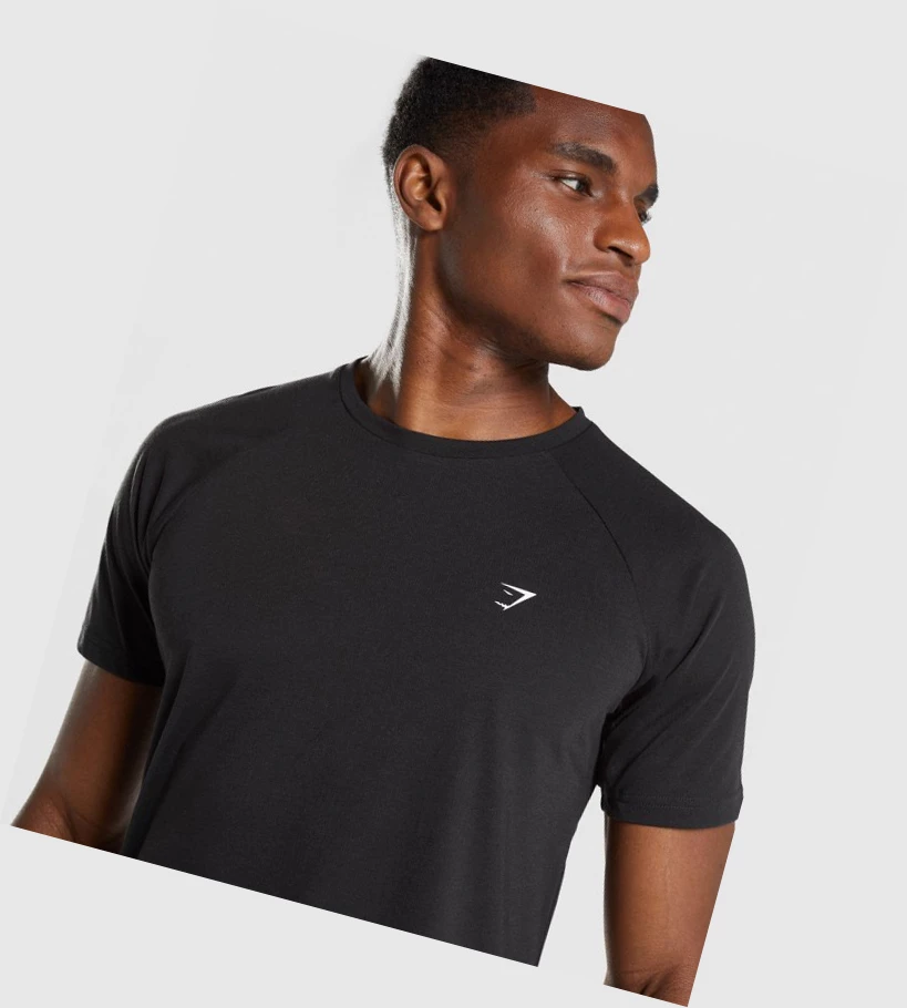 Gymshark Studio T-skjorte Herre Svarte | VXPNMG720