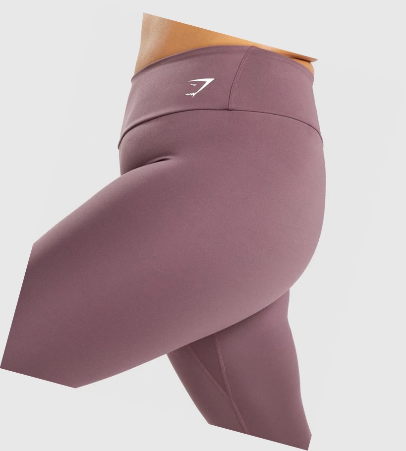 Gymshark Trenings 7/8 High Waisted Leggings Dame Brune | CRONHL436