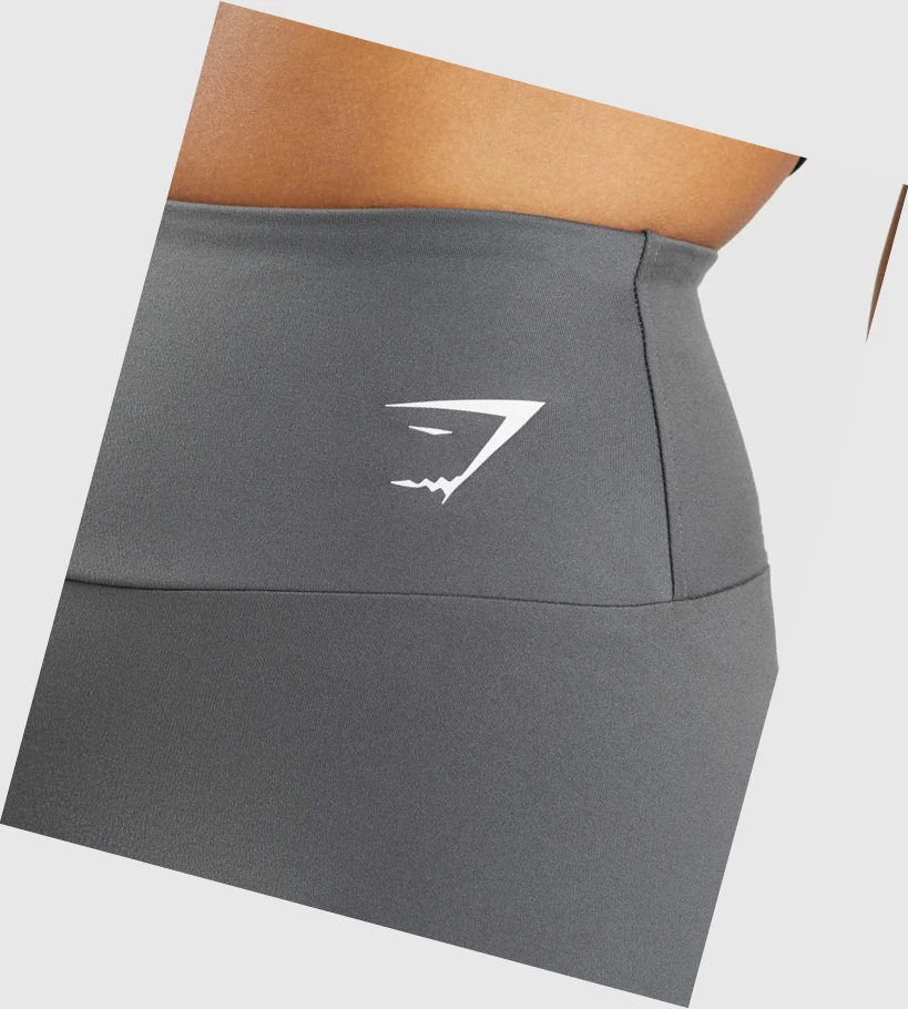 Gymshark Trenings Cycling Shorts Dame Grå | VXESHL684