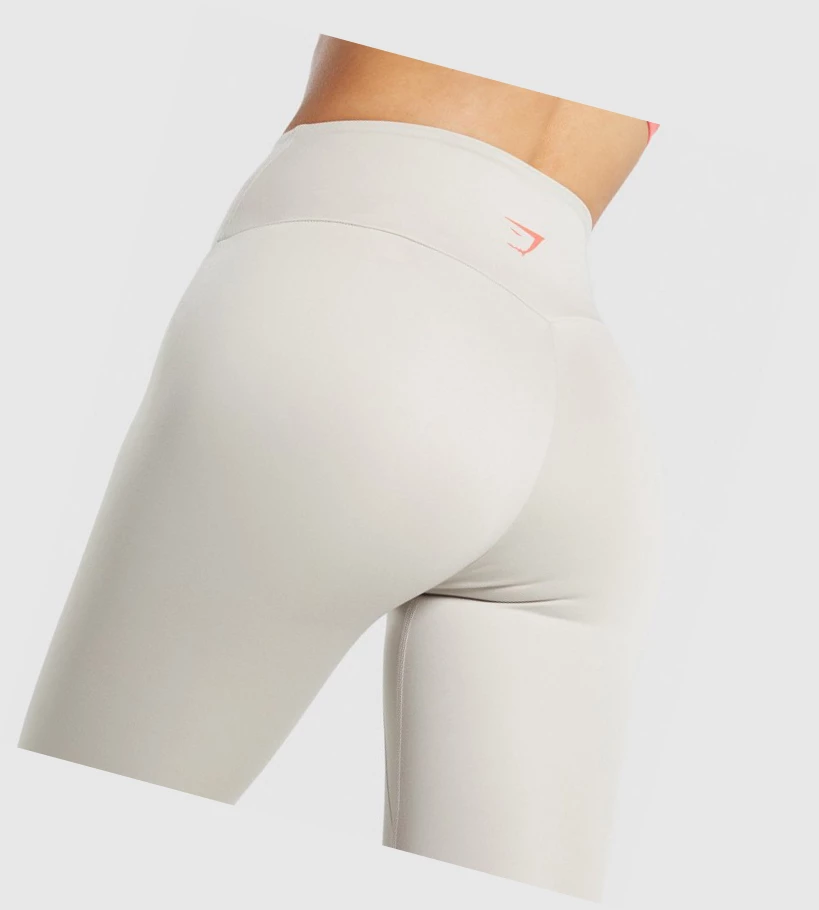 Gymshark Trenings Grafiske High Waisted Leggings Dame Grå | UFHJQK920