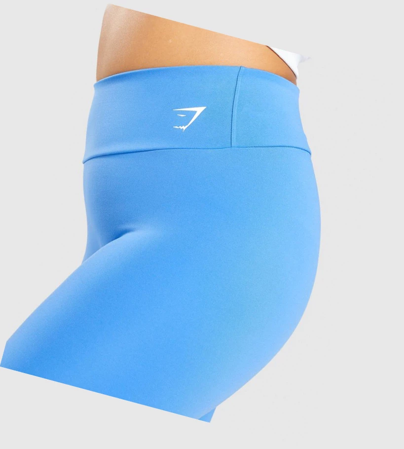 Gymshark Trenings High Waisted Leggings Dame Blå | FKWBYX364