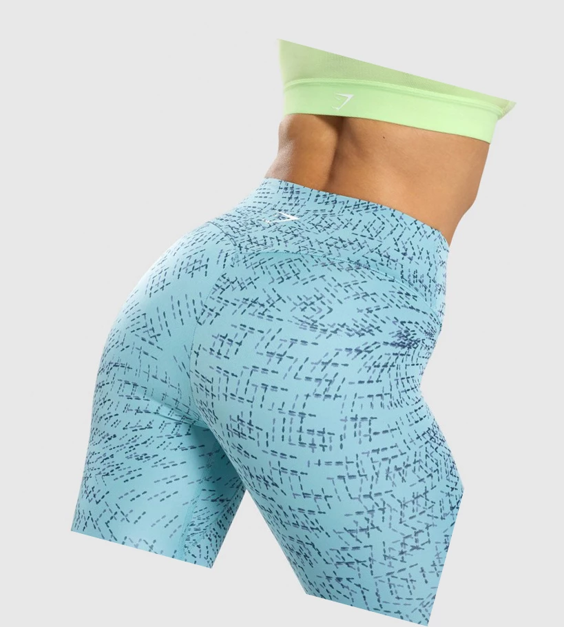 Gymshark Trenings High Waisted Leggings Dame Turkis | PQDKOL351