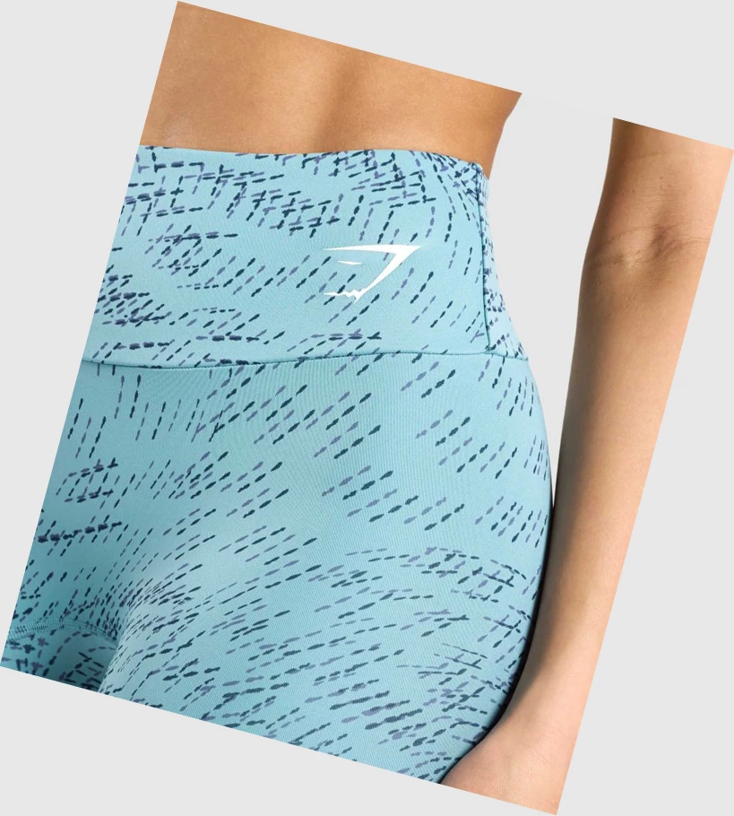 Gymshark Trenings High Waisted Leggings Dame Turkis | PQDKOL351