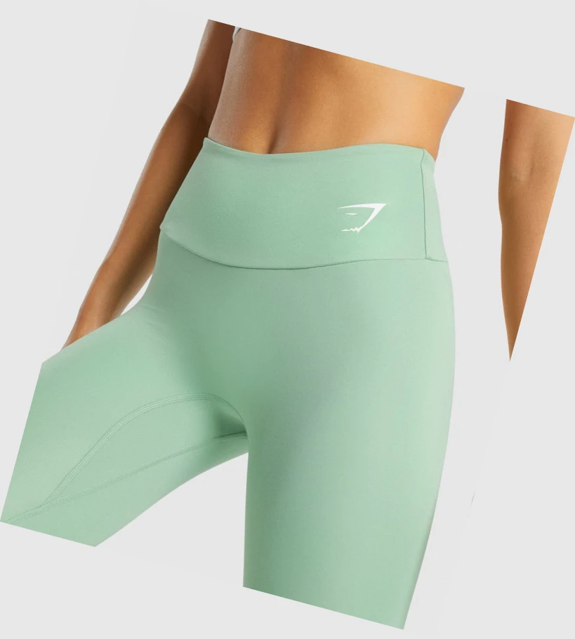 Gymshark Trenings High Waisted Leggings Dame Grønn | RDTJYP108