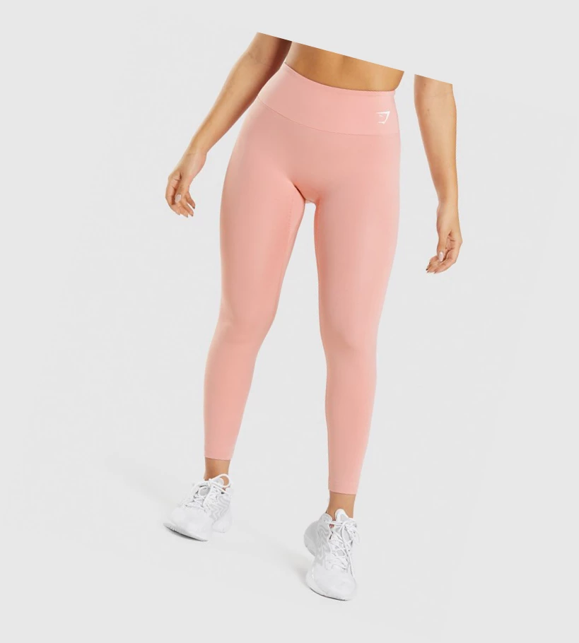 Gymshark Trenings High Waisted Leggings Dame Rosa | YWKMPD687