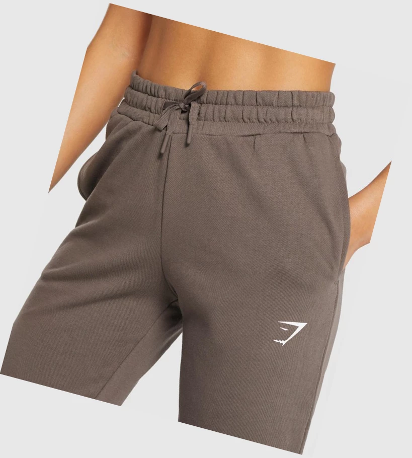 Gymshark Trenings Joggebukser Dame Brune | IQRODZ230