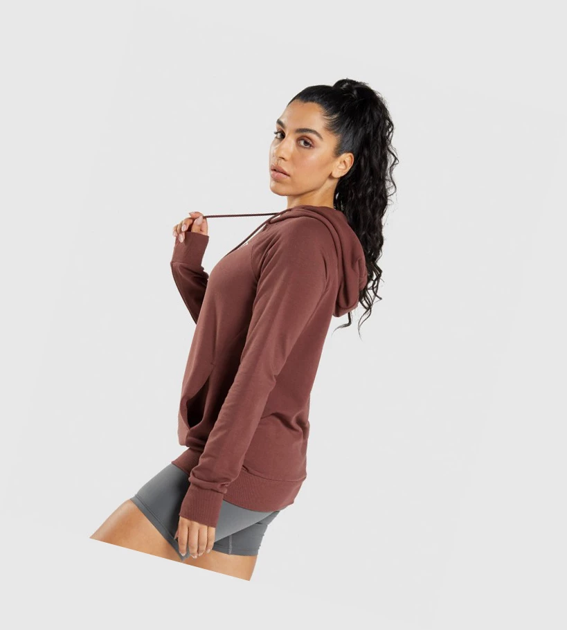 Gymshark Trenings Klær Dame Rosa Brune | HSKUJL489