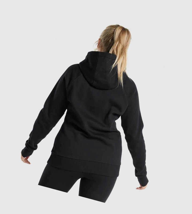 Gymshark Trenings Klær Dame Svarte | ZGWBEX470