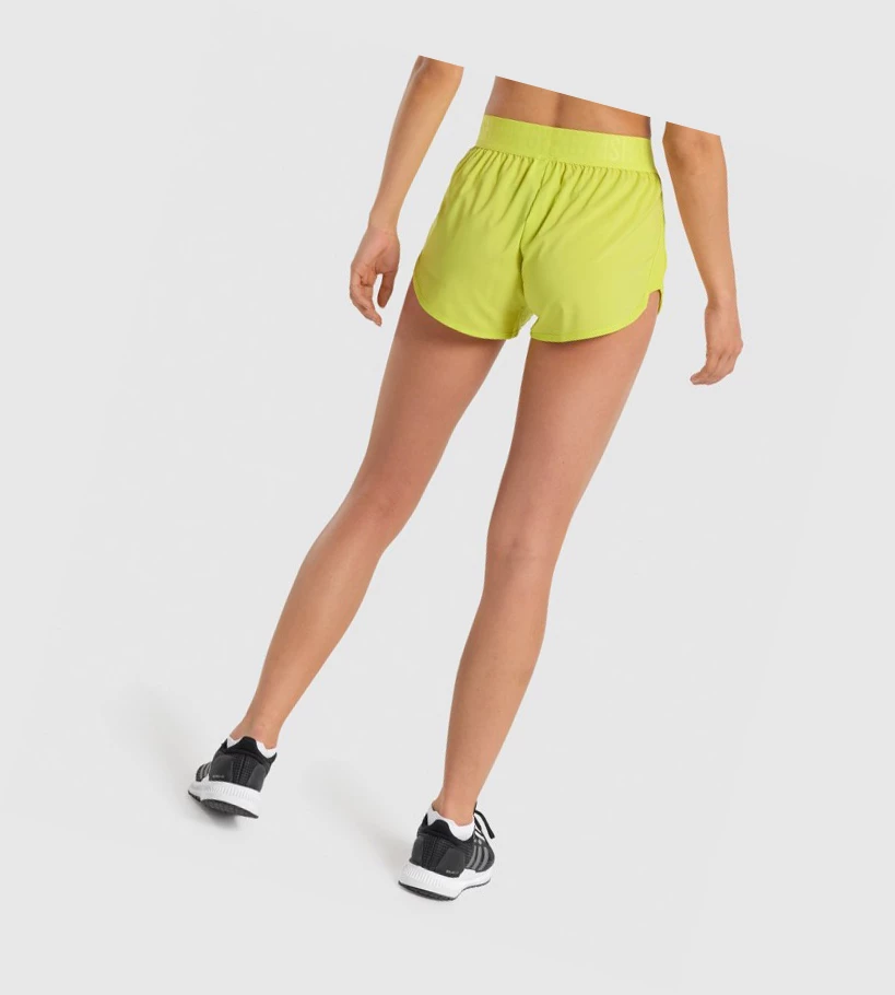 Gymshark Trenings Loose Fit Shorts Dame Gul | BGYIQX937