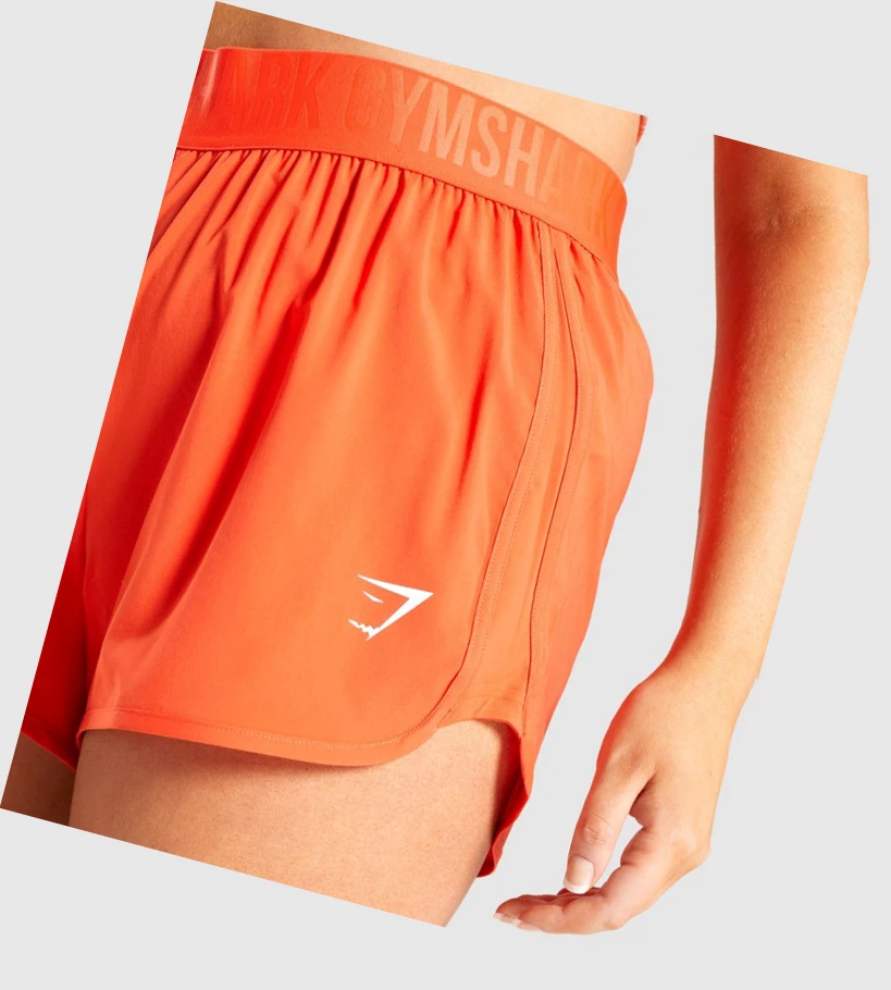 Gymshark Trenings Loose Fit Shorts Dame Oransje | CYUZHB298