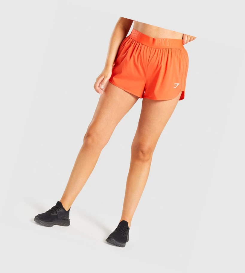 Gymshark Trenings Loose Fit Shorts Dame Oransje | CYUZHB298