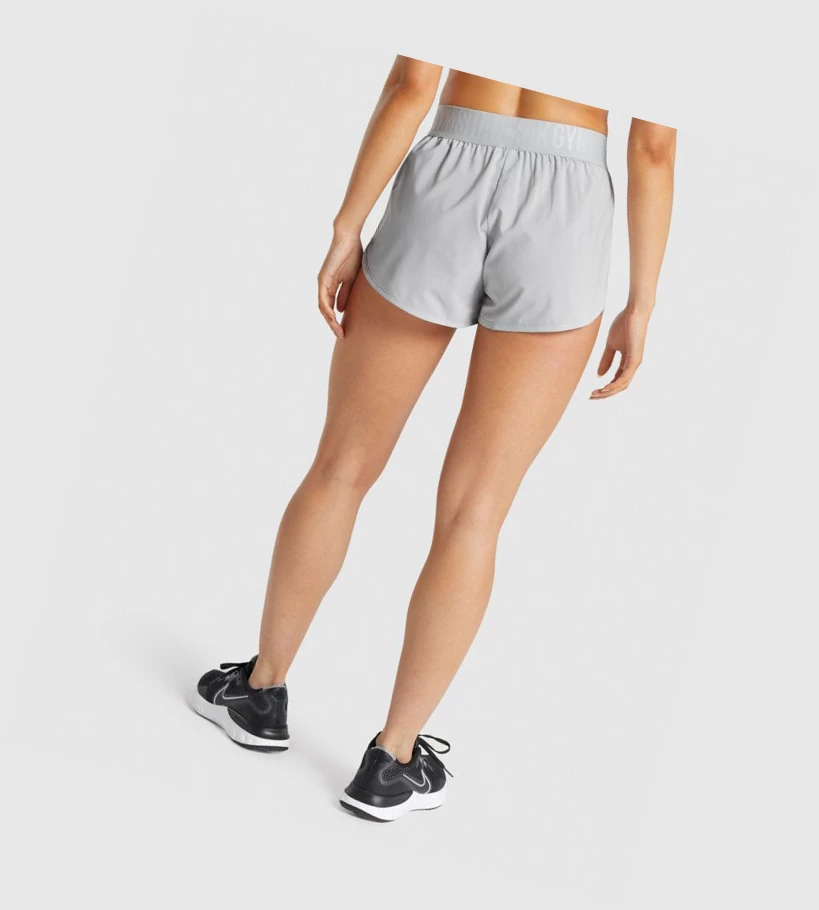 Gymshark Trenings Loose Fit Shorts Dame Lyse Grå | IYRVFW081