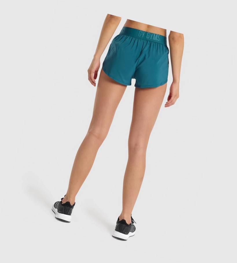 Gymshark Trenings Loose Fit Shorts Dame Turkis | JNKVTY802