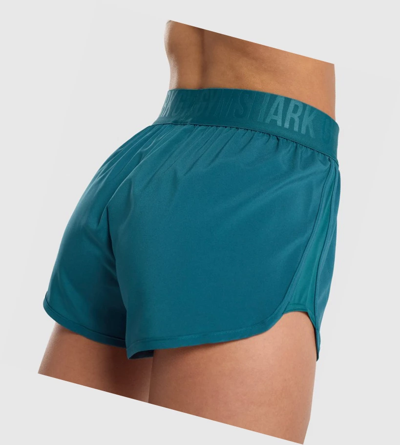 Gymshark Trenings Loose Fit Shorts Dame Turkis | JNKVTY802