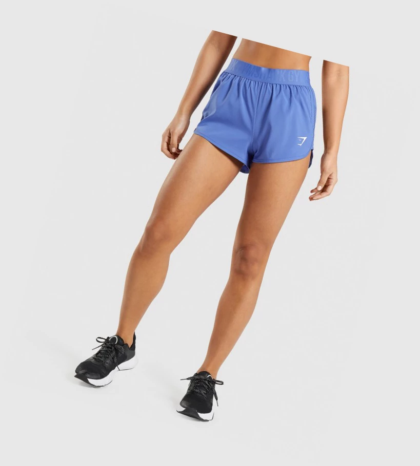 Gymshark Trenings Loose Fit Shorts Dame Blå | ONFIJW342