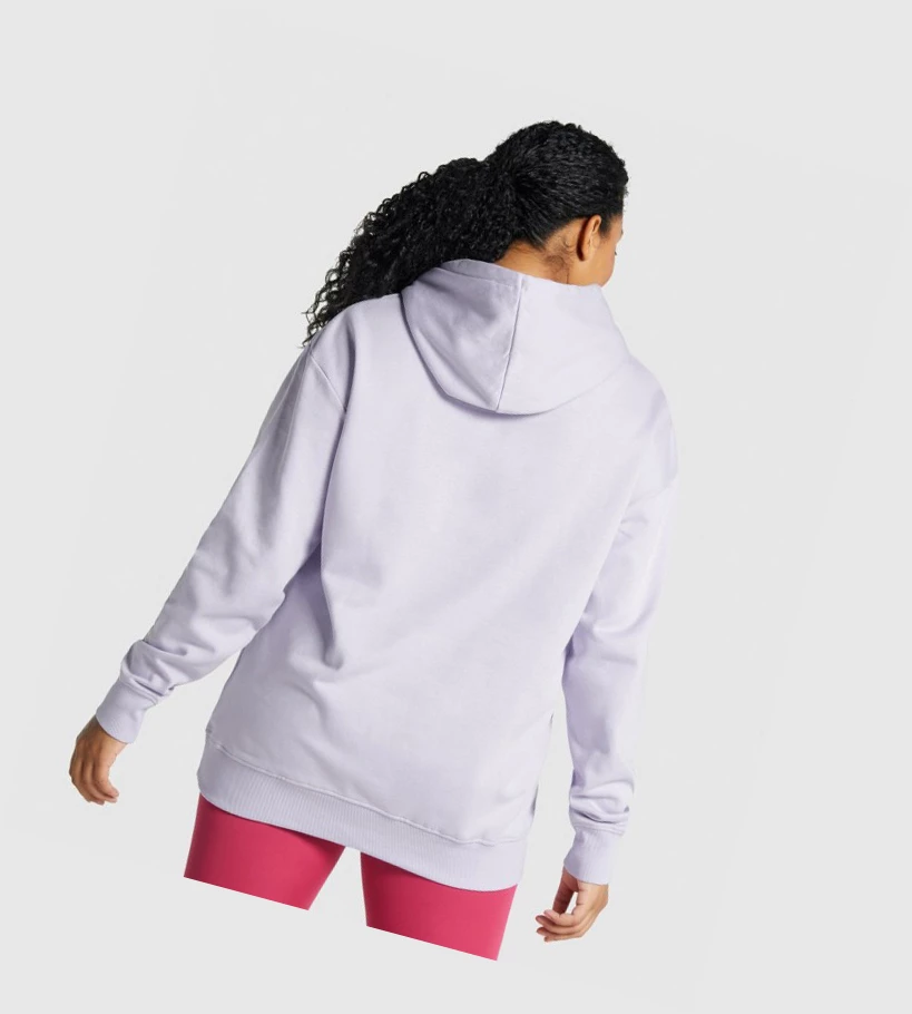 Gymshark Trenings Oversized Klær Dame Lyse Lilla | EBUHXZ936