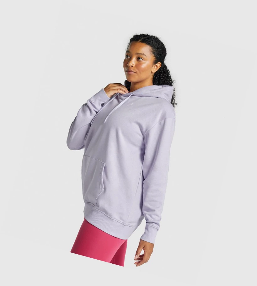 Gymshark Trenings Oversized Klær Dame Lyse Lilla | EBUHXZ936