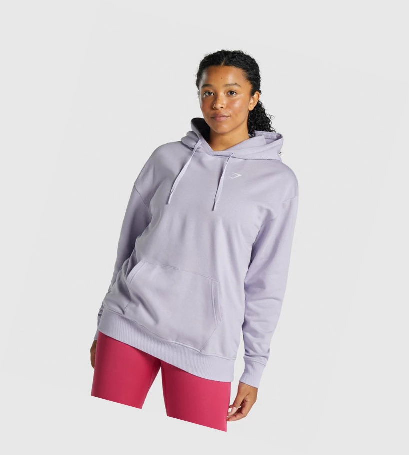 Gymshark Trenings Oversized Klær Dame Lyse Lilla | EBUHXZ936