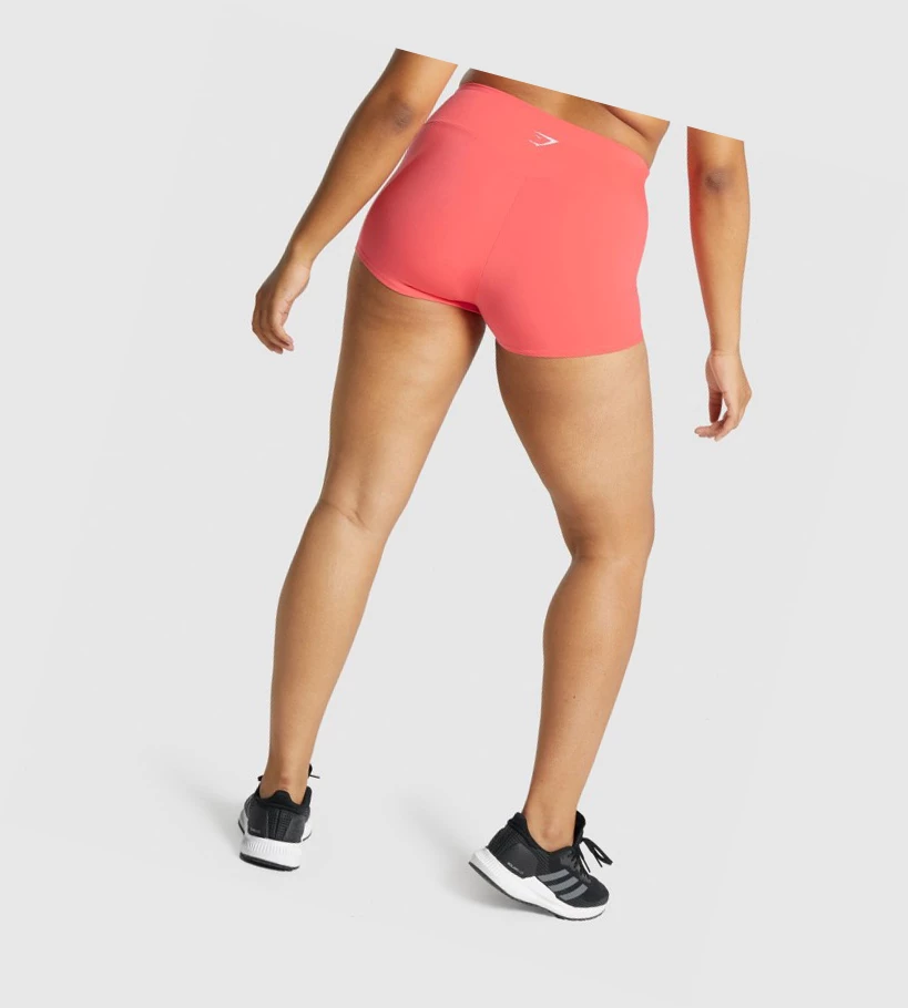 Gymshark Trenings Quad Shorts Dame Rosa | WNYUMA197