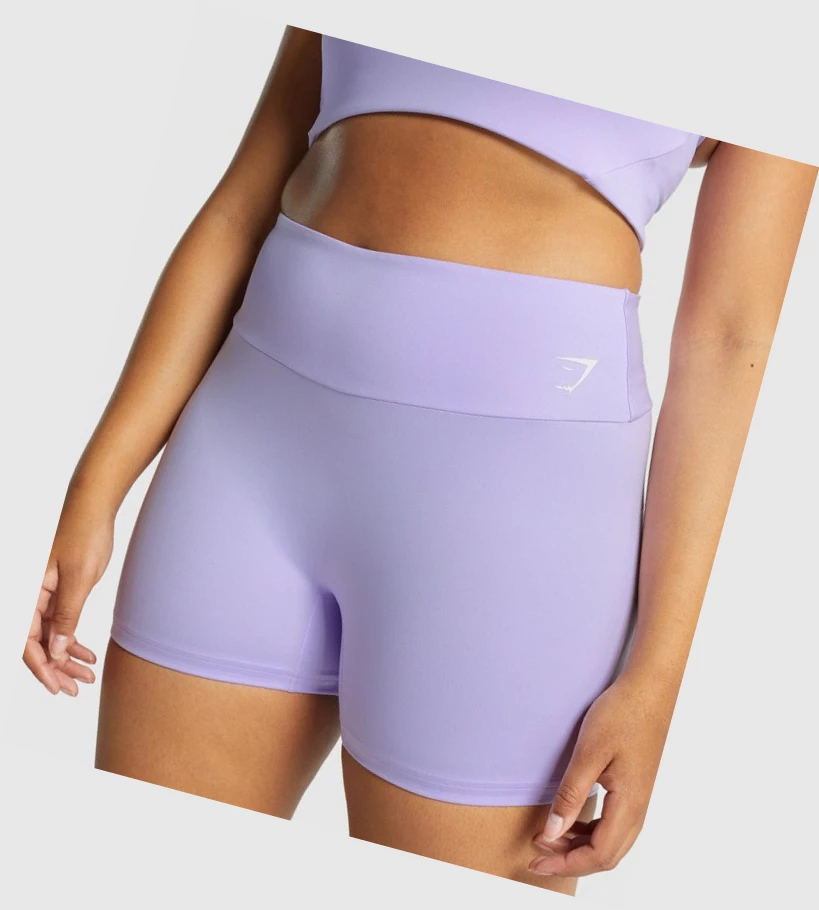 Gymshark Trenings Shorts Dame Lyse Lilla | SGFXRW109