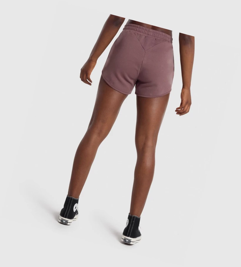 Gymshark Trenings Sweat Shorts Dame Brune | ZOVSNI907