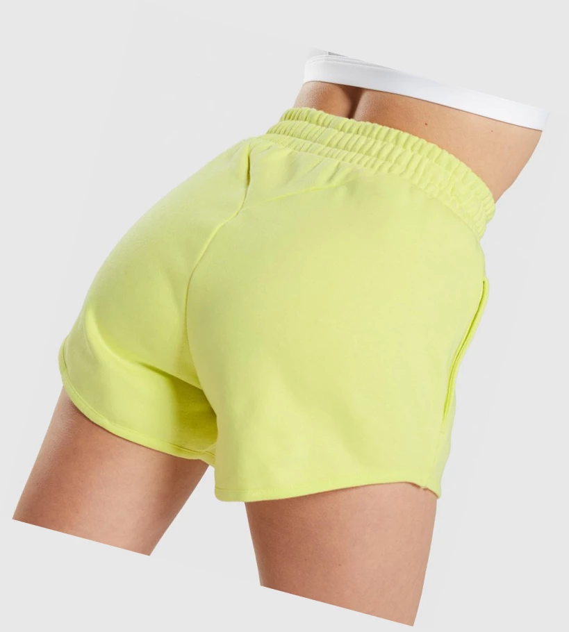 Gymshark Trenings Sweat Shorts Dame Grønn | RUMZCX509