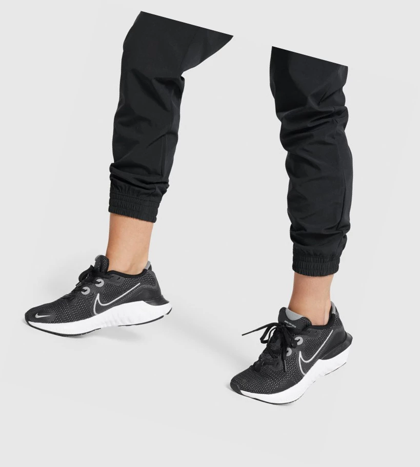 Gymshark Trenings Woven Joggebukser Dame Svarte | SBNKLY583