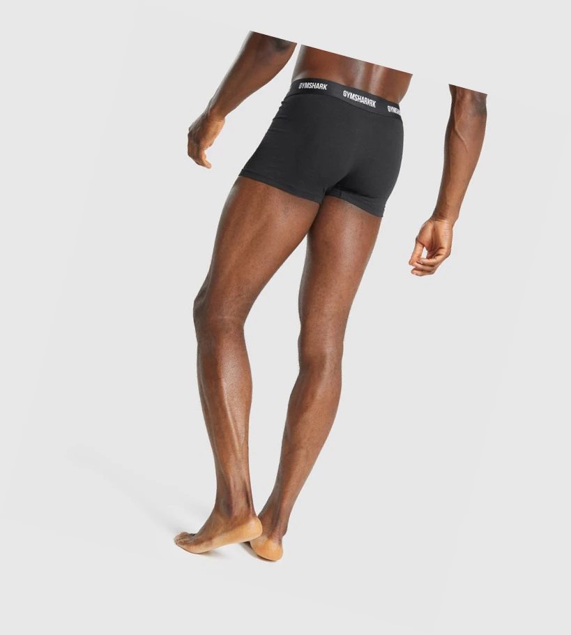 Gymshark Trunk 2pk Undertøy Herre Svarte | 489XWDMKC