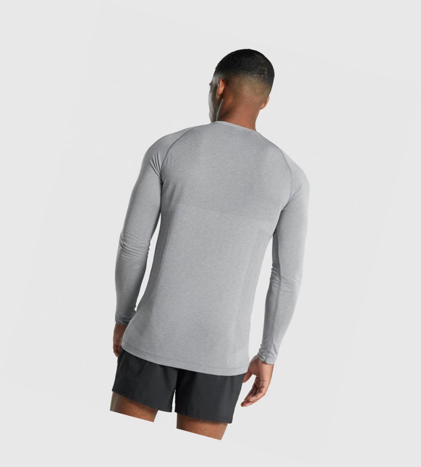 Gymshark Vital Light Seamless T-skjorte Herre Grå | LGDAXS945