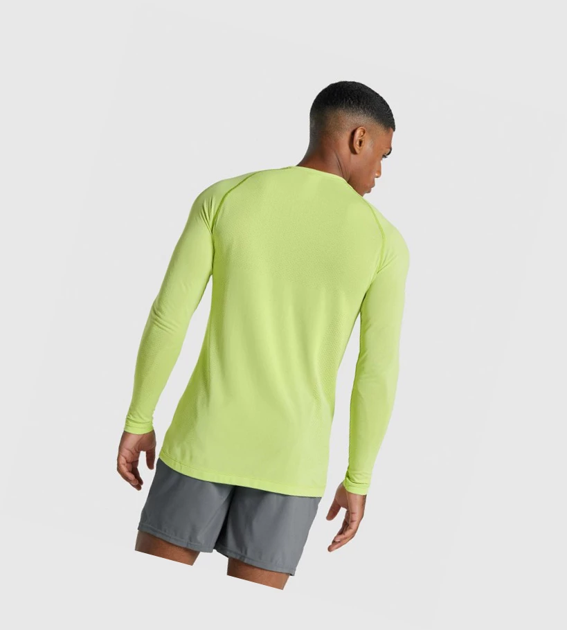 Gymshark Vital Light Seamless T-skjorte Herre Gul | PTJKNW529