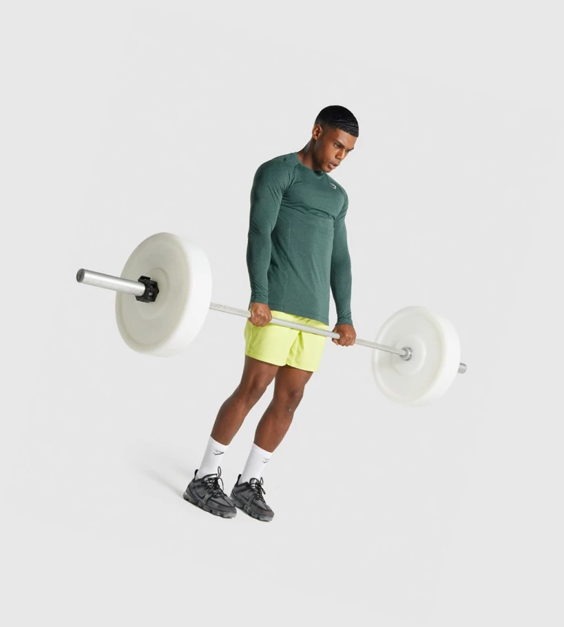 Gymshark Vital Light Seamless T-skjorte Herre Mørke Grønn | PUXKYG102