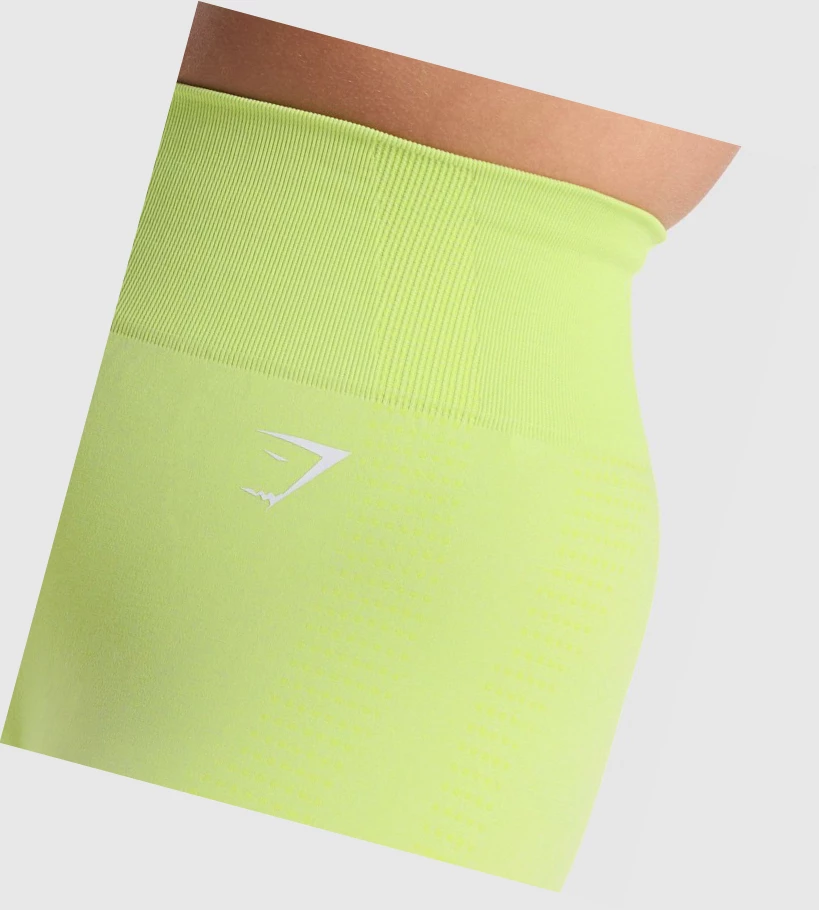 Gymshark Vital Seamless 2.0 High Waisted Leggings Dame Gul | ERXKOM432