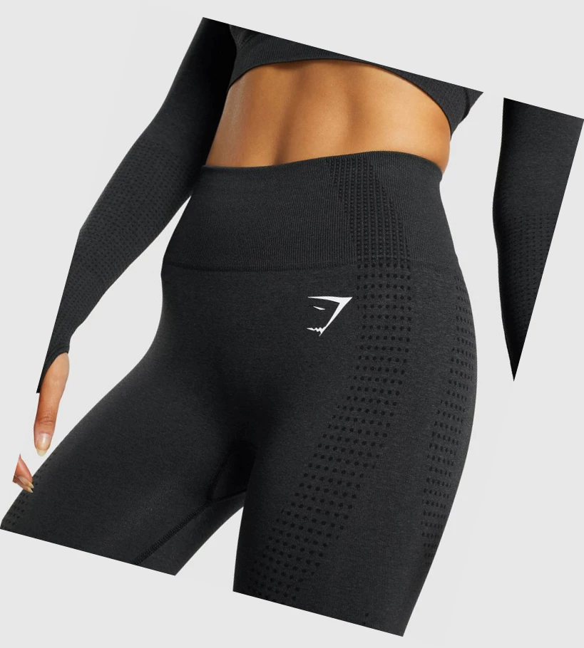 Gymshark Vital Seamless 2.0 High Waisted Leggings Dame Svarte | VJHLCT815