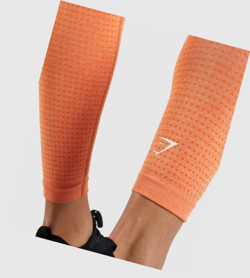 Gymshark Vital Seamless 2.0 High Waisted Leggings Dame Aprikos Oransje | YCTPMZ695