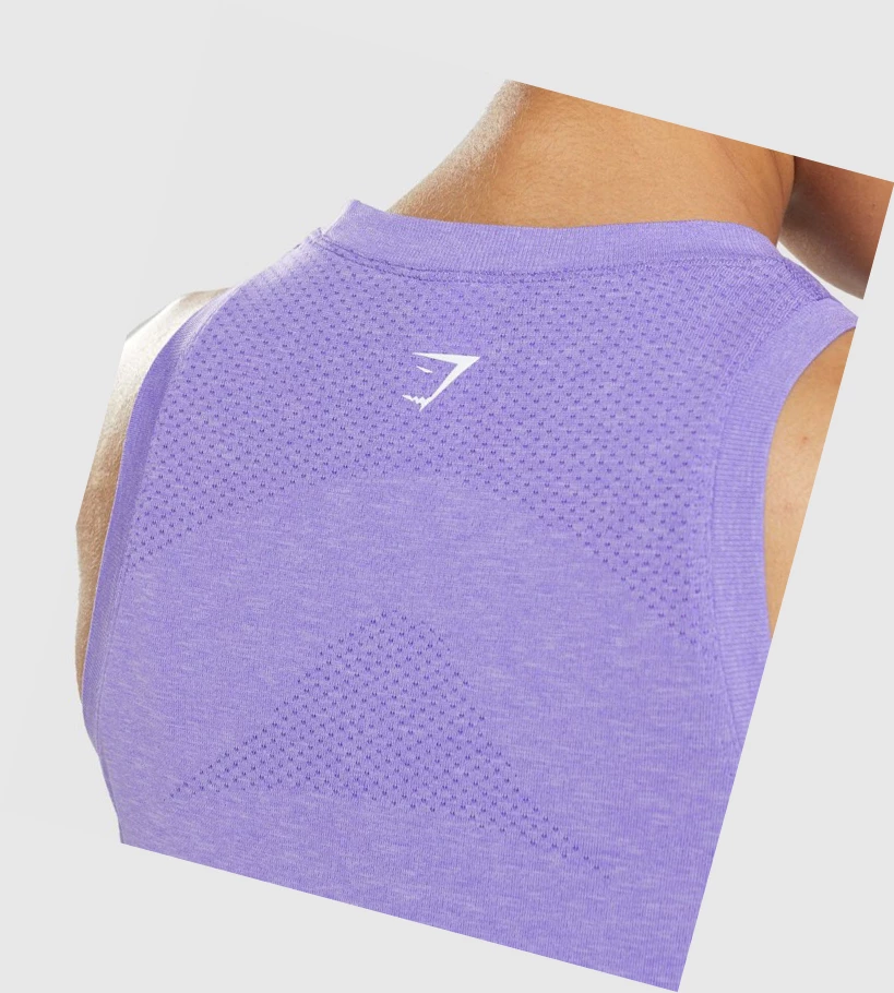 Gymshark Vital Seamless 2.0 Light Singlet Dame Lyse Lilla | TCKEVH740