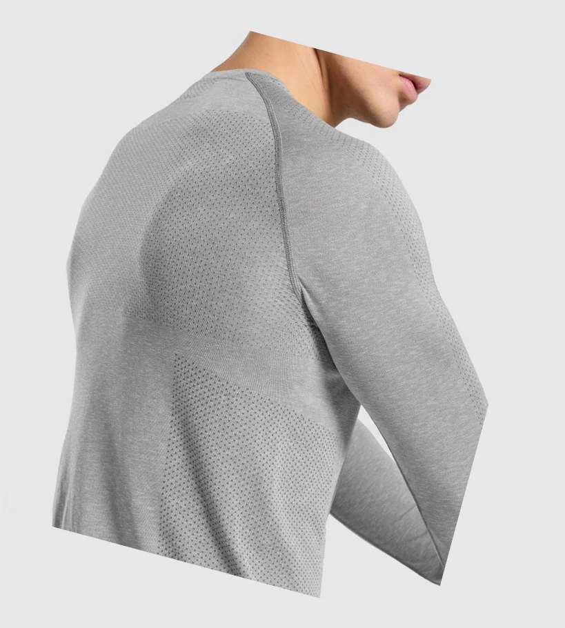 Gymshark Vital Seamless T-skjorte Herre Grå | LAGTMR306