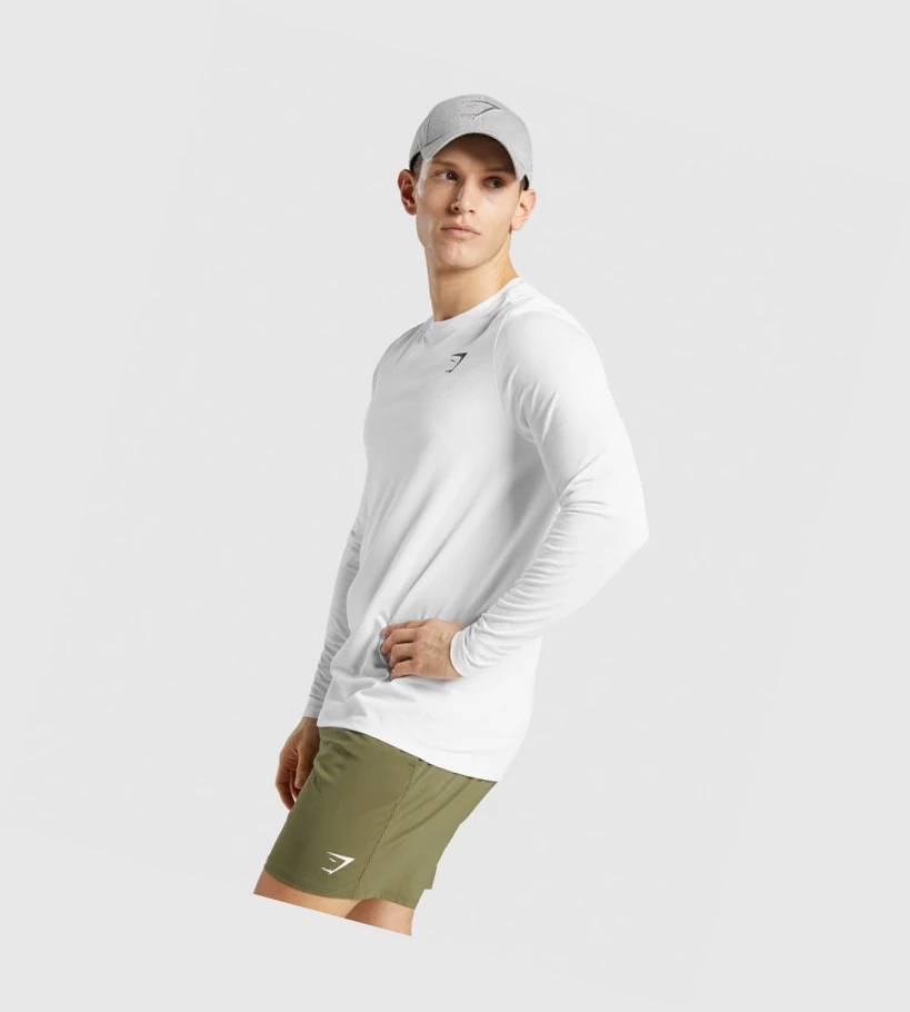 Gymshark Vital T-skjorte Herre Hvite | CWUVDL403