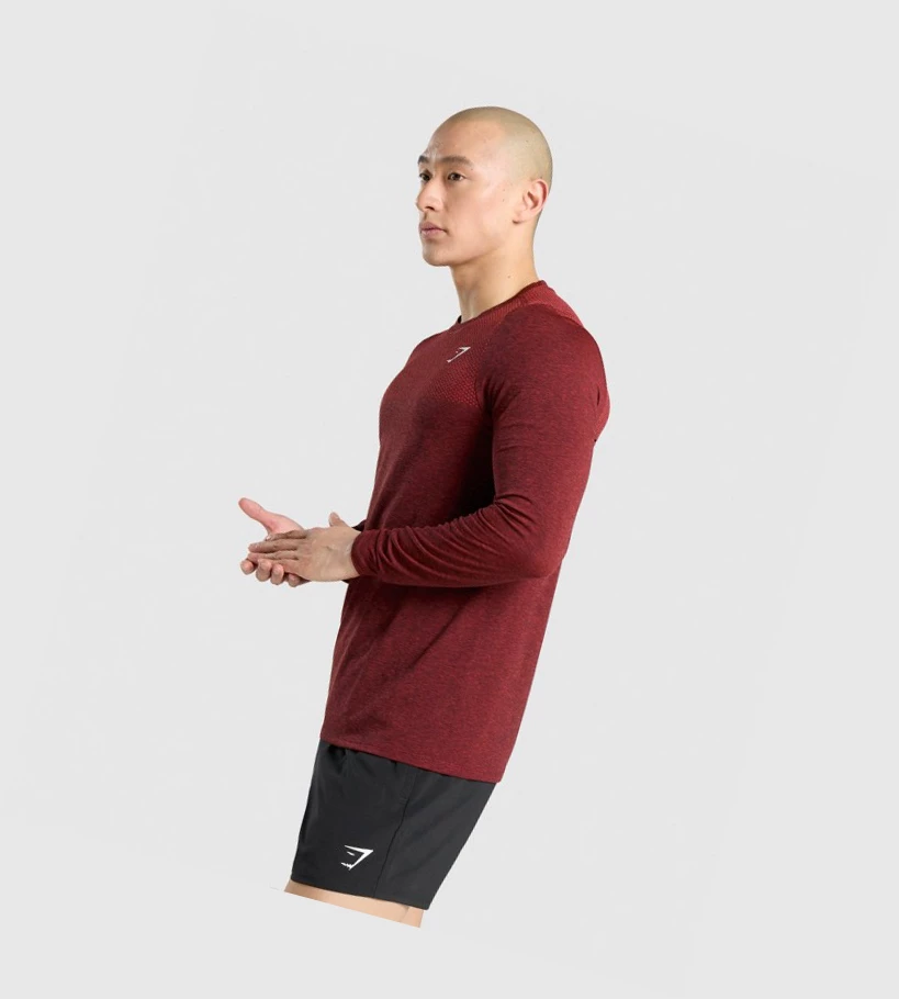 Gymshark Vital T-skjorte Herre Rød | UCIMTF207