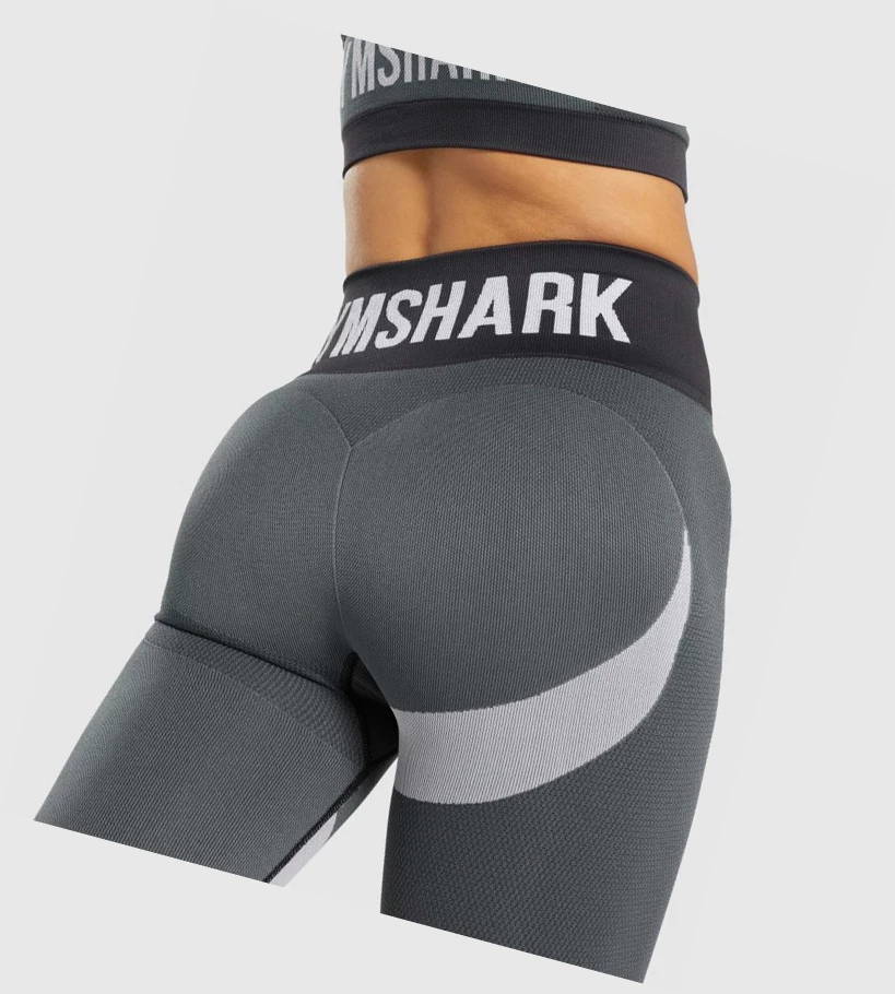 Gymshark WTFlex Seamless High Waisted Leggings Dame Grå | FTHJPO573